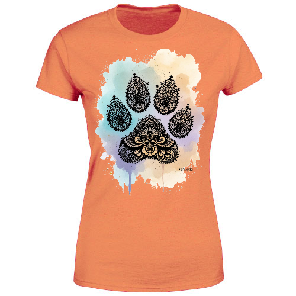 T-shirt Zampa - donna girocollo