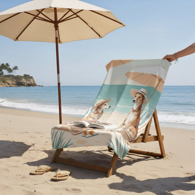 sdraio con telo mare per per lover