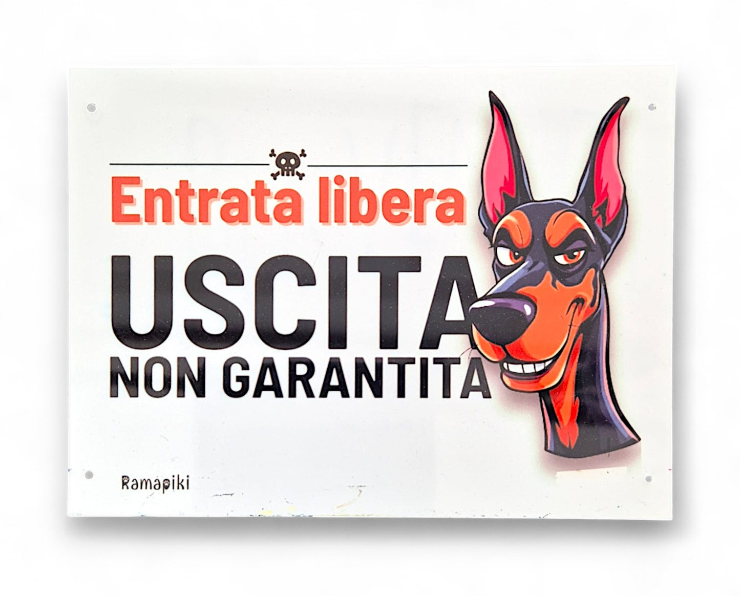 Targhetta "Entrata libera"