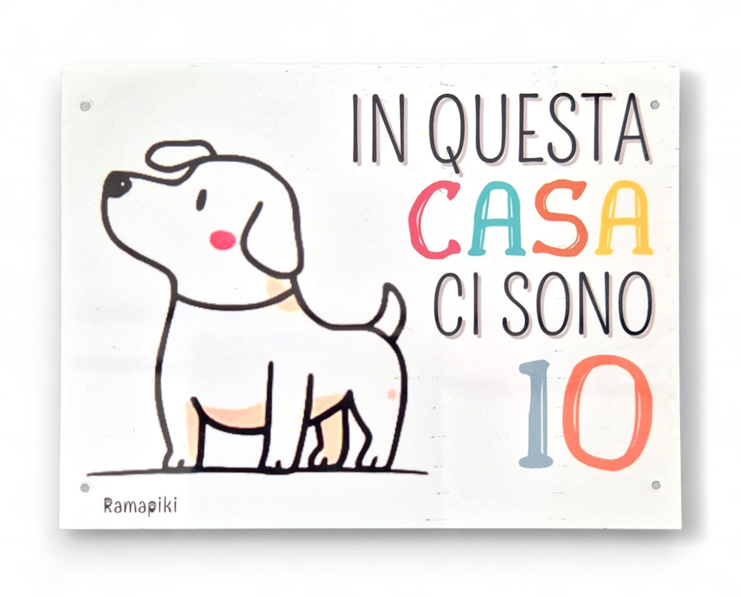 Targhetta "Qui ci sono io"