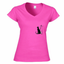 T-shirt Cane e Gatto - donna scollo V
