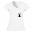 T-shirt Cane e Gatto - donna scollo V