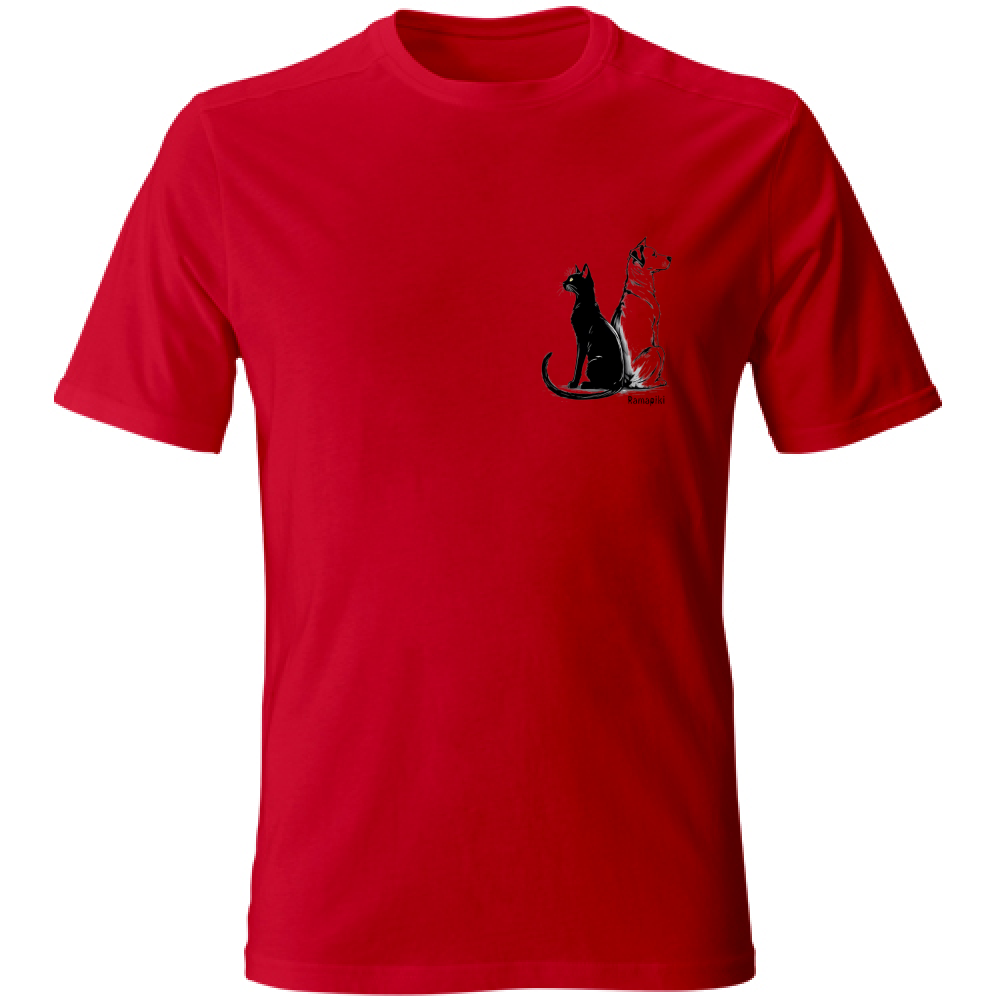T-Shirt Unisex Cane e Gatto