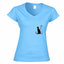 T-shirt Cane e Gatto - donna scollo V