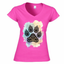 T-shirt Zampa - donna scollo V
