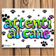 Targa "attenti al cane"