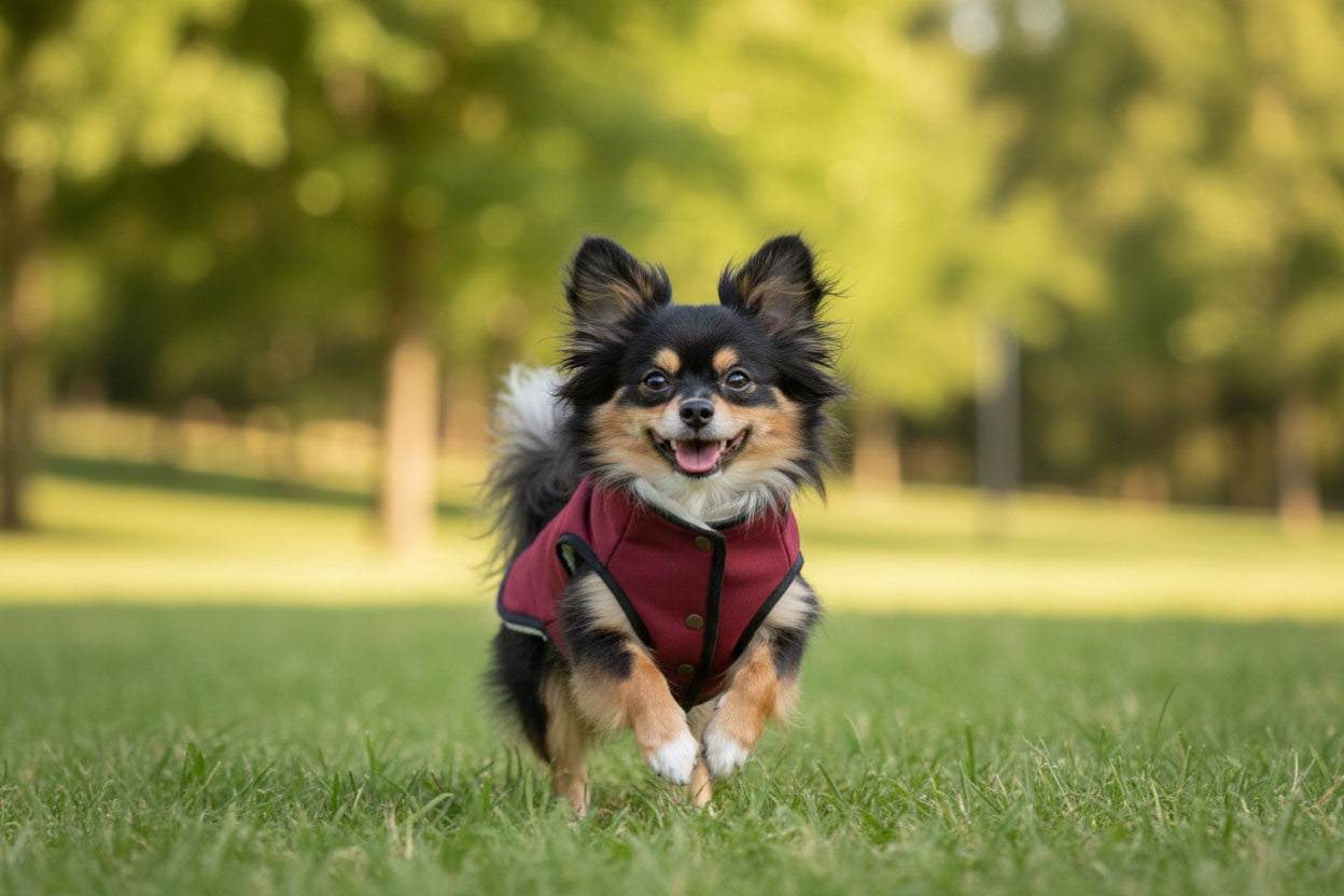 Cappottino per cani realizzato su misura