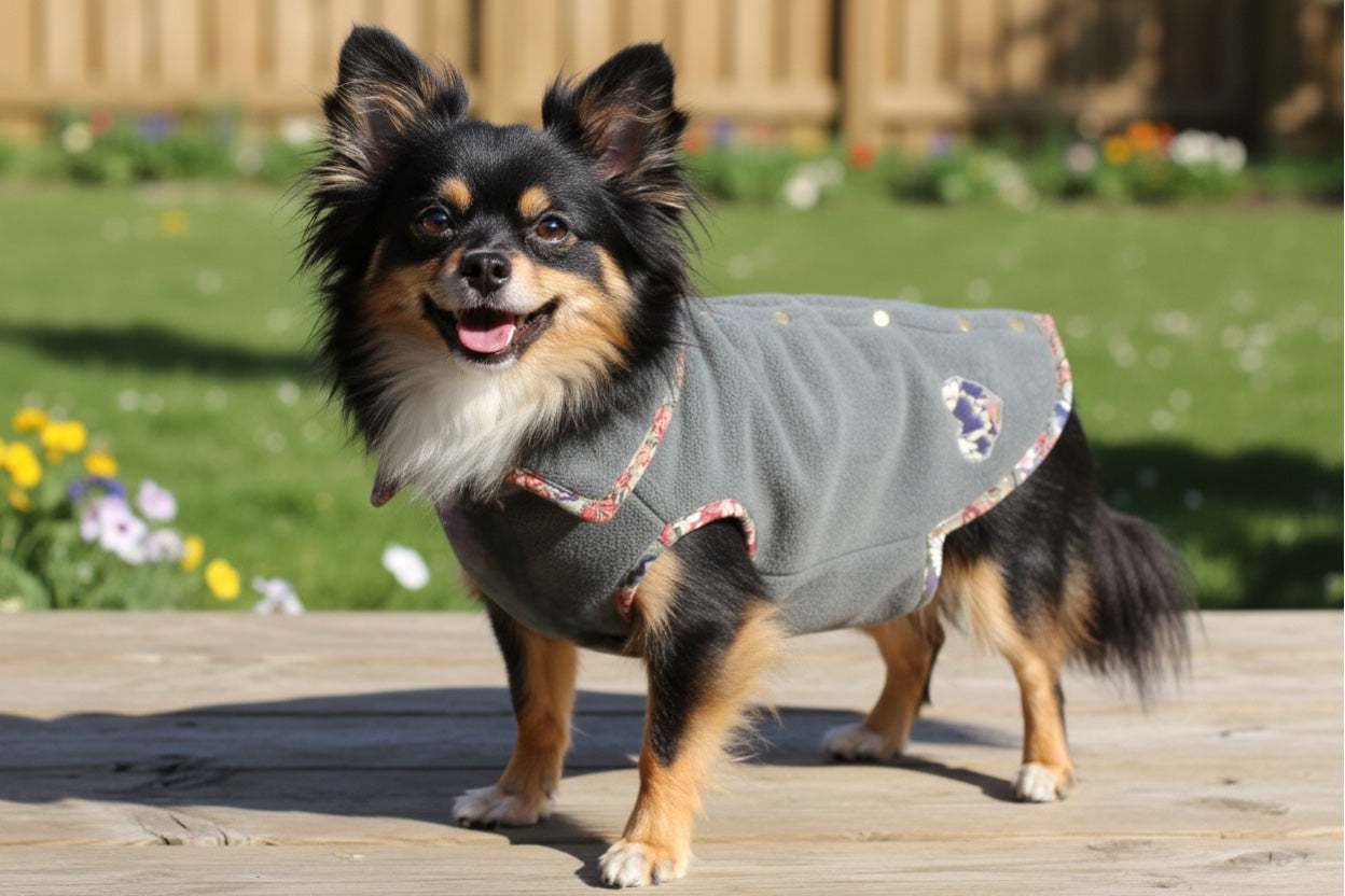 Cappottino per cani realizzato su misura