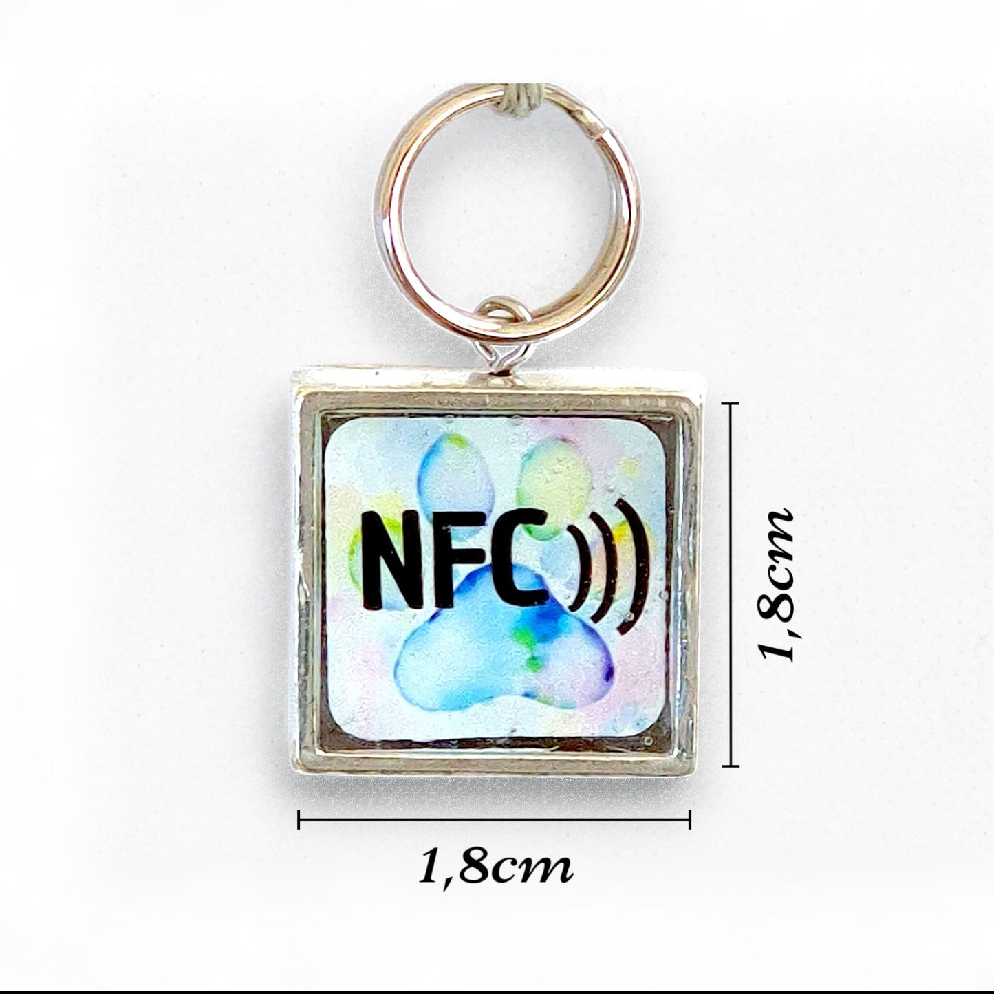 Medaglietta NFC per cani e gatti - piccola e leggera