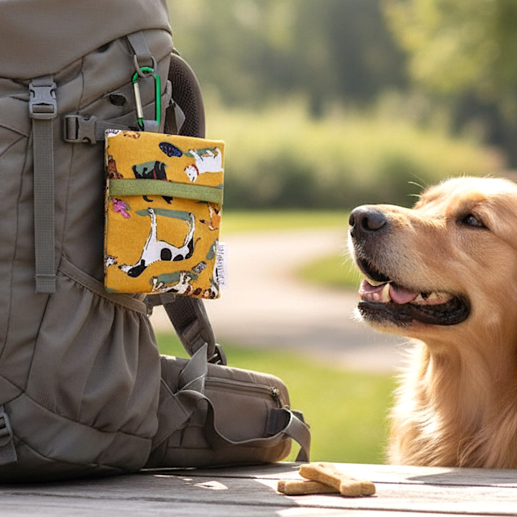 porta biscotti da viaggio per cani