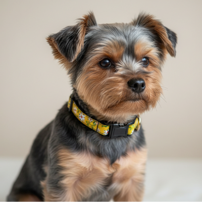 Yorkshire con collare