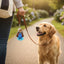 Porta sacchetti per cani con clip per guinzaglio per sacchetti vuoti e pieni

