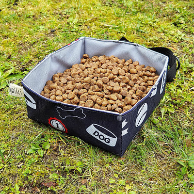 Ciotola pieghevole da viaggio - per cibo e acqua