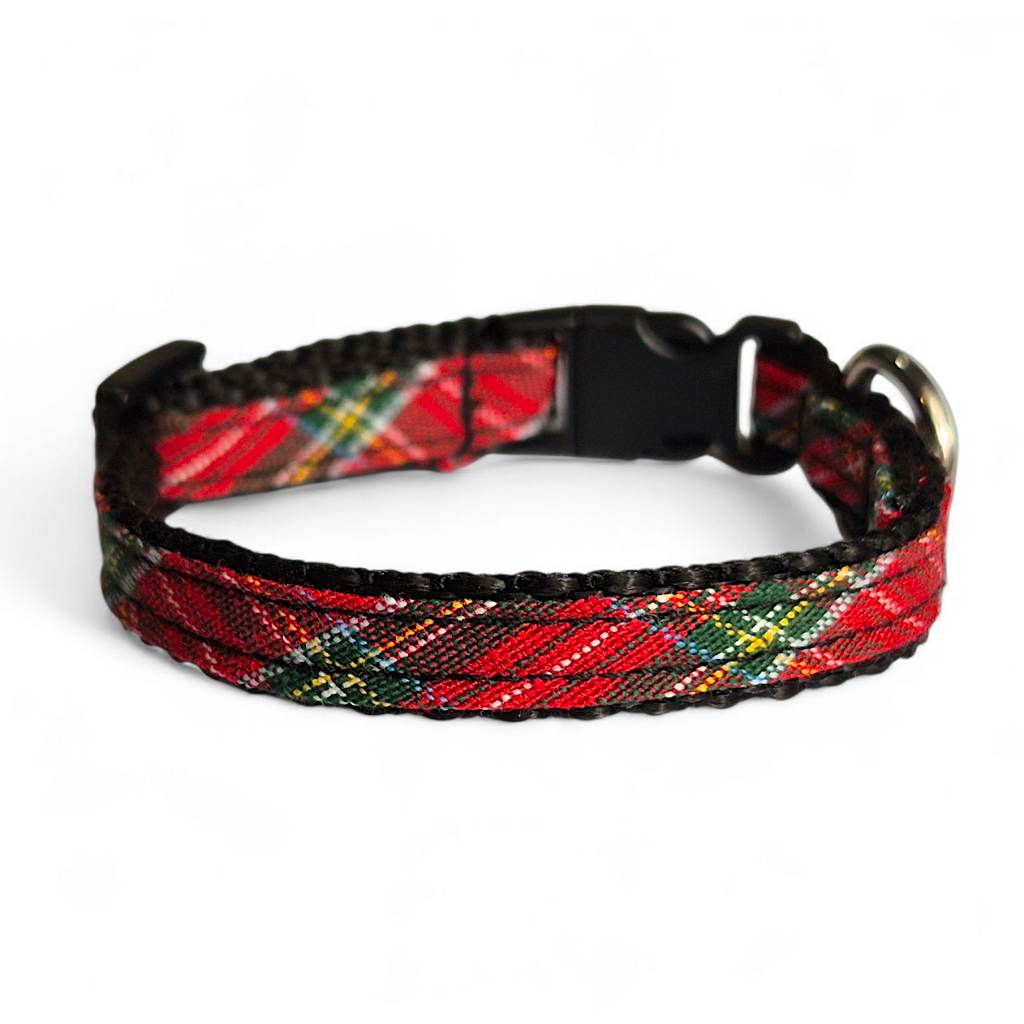Collare per cani toy - leggero con applicazione in tessuto - fatto a mano - Tg. Mini