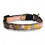 Collare per cani toy - leggero con applicazione in tessuto - fatto a mano - Tg. Mini