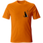 T-shirt unisex cane e gatto - variante colore arancione
