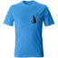 T-shirt unisex con disegno cane e gatto
