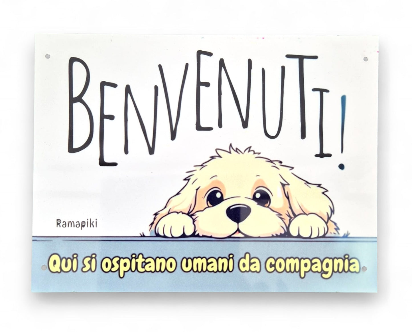 Targhetta "Benvenuti"