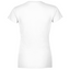 T-shirt da donna bianca dettaglio schiena