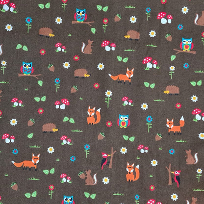 Coperta tappeto per cani multifunzione, fantasia bosco. Tg. XS, S, M e L