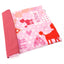 Coperta per cani in tessuto rosa con barboncini