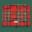 fascia per cani fantasia scozzese rosso